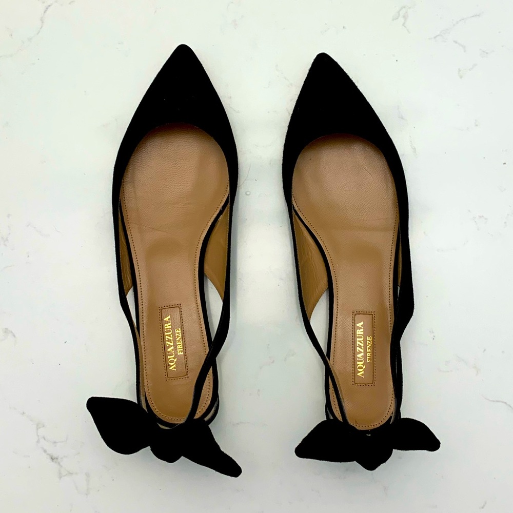 Aquazzura Bow Tie Flats